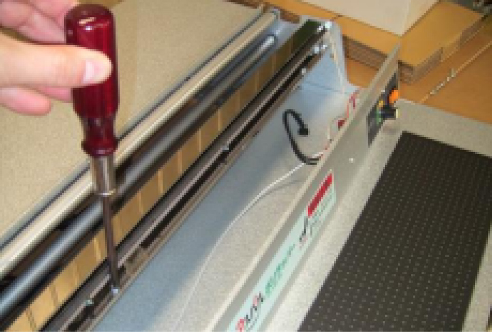 It is possible to change all parts easily by using only one screwdriver. All electric parts are assembled by a connector plug.