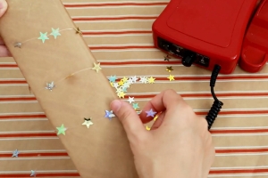 decoration gif box with stars